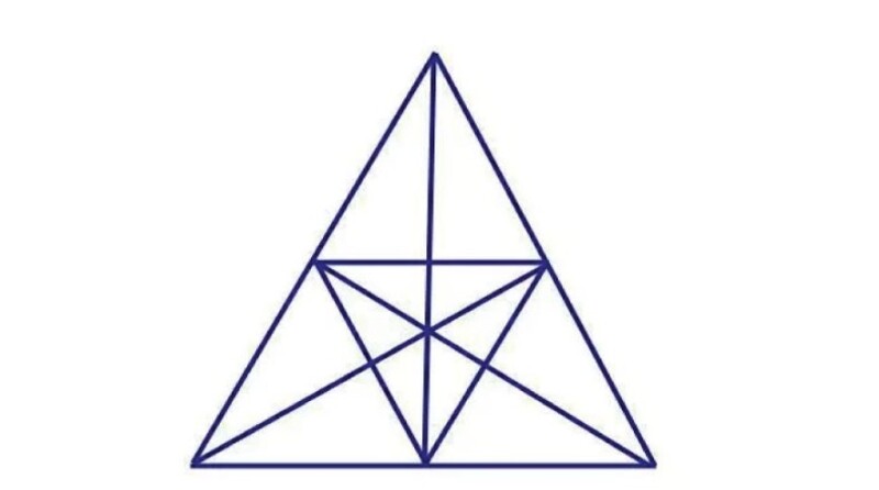 Có bao nhiêu hình tam giác? (Nguồn ảnh: Sưu tầm internet)