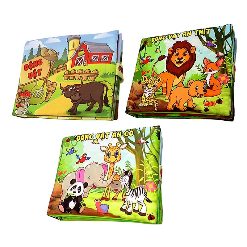 Sách vải dành cho trẻ 1 tuổi. (Ảnh: Sưu Tầm Internet)