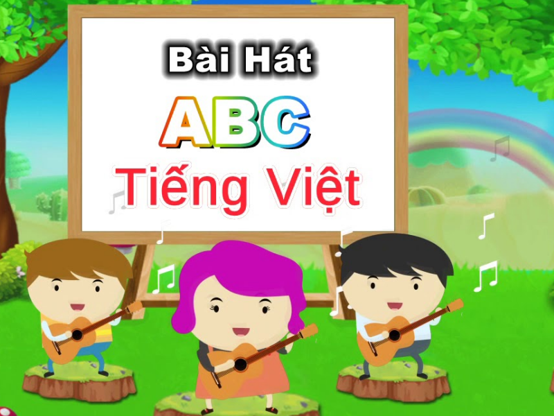 Học bảng chữ cái với video âm nhạc vui nhộn. (Ảnh: Sưu tầm Internet)