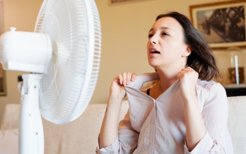 Nhiệt độ cơ thể thai phụ tăng cao. (Ảnh: Sưu tầm Internet)