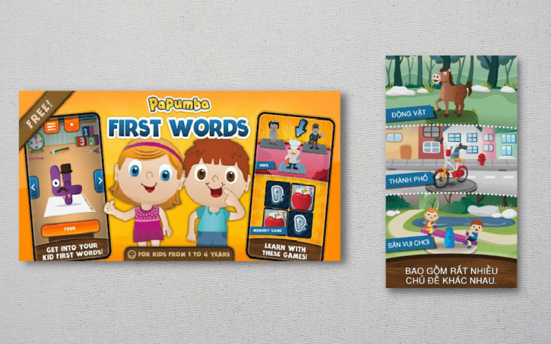 Bé vừa chơi vừa học khiến ba mẹ yên tâm hơn. (Ảnh: Sưu tầm Internet)