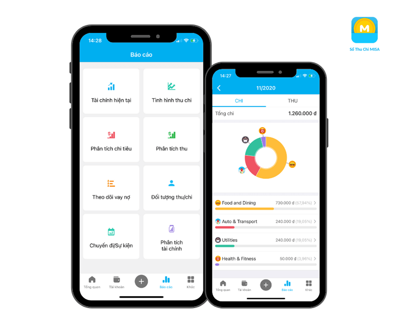App quản lý tài chính cá nhân: Sổ thu chi. (Ảnh: Sưu tầm Internet)