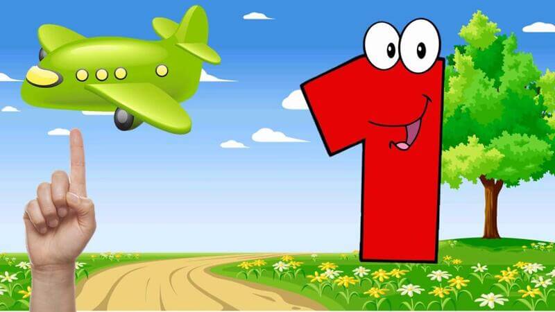 Bố mẹ nên kết hợp hình ảnh với những con số để tăng sự hứng thú. (Ảnh: Sưu tầm Internet)