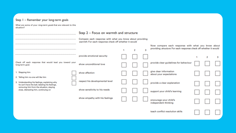 Bước 1 v&agrave; bước 2 của phương ph&aacute;p Kỷ Luật T&iacute;ch Cực
