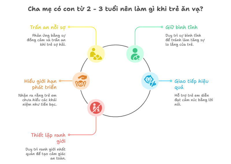 Những điều cha mẹ khi trẻ 2 - 3 tuổi ăn vạ