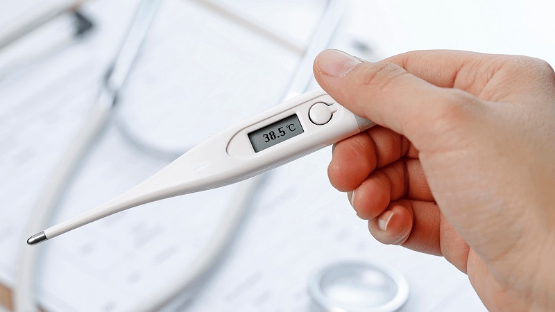 Mẹ bầu hãy đo thân nhiệt ít nhất 2 lần/ngày. (Ảnh: Sưu tầm Internet)