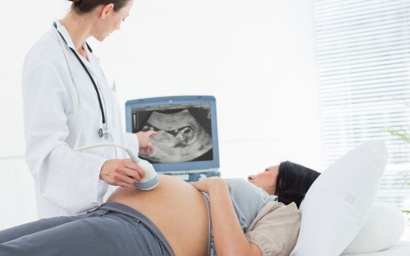 Siêu âm có thể phát hiện bất thường ở thai nhi. (Ảnh: Sưu tầm Internet)