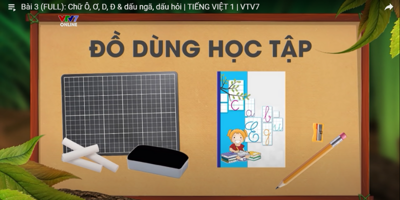 Dạy tiếng Việt lớp 1 hay. (Ảnh: VTV7)