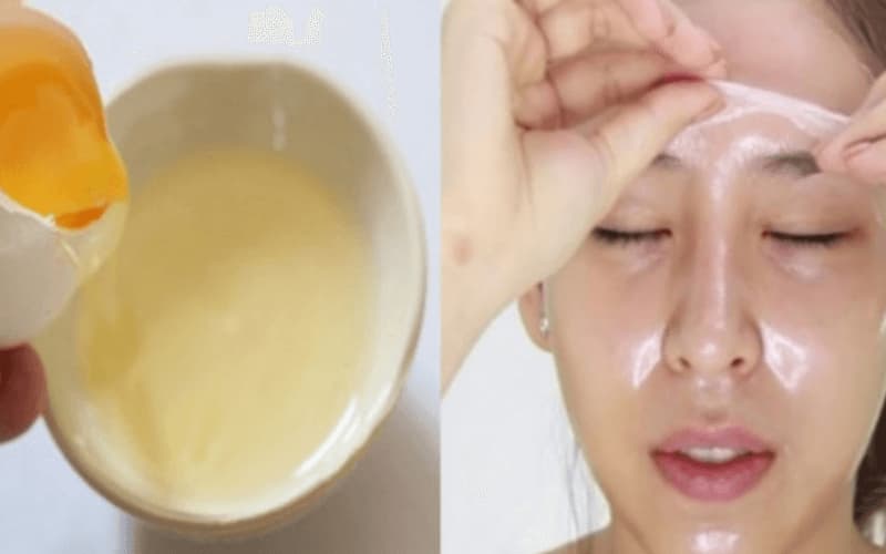 Mặt nạ từ lòng trắng trứng gà. (Ảnh: Sưu tầm Internet)