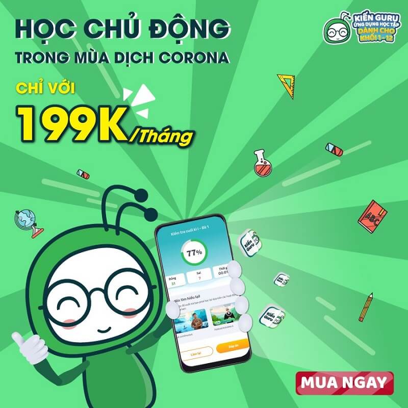 Phần mềm học tập dành cho học sinh các cấp. (Ảnh: Kienguru.vn)