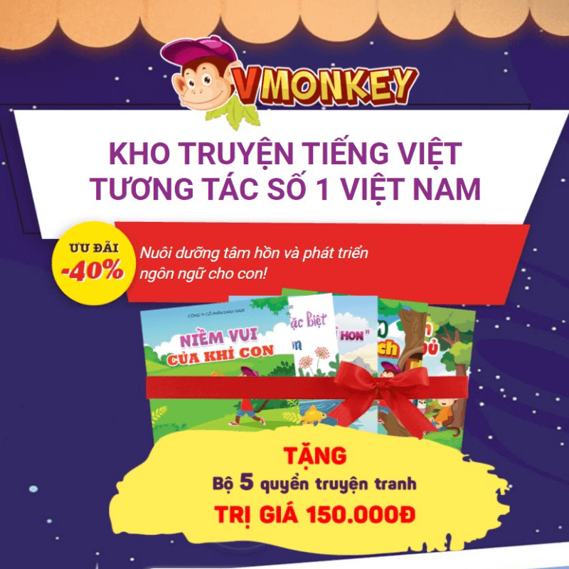 Cho trẻ học tiếng Việt online cùng VMonkey. (Ảnh: Monkey)