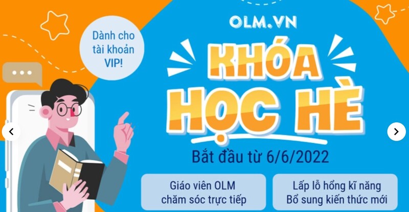 Website olm.vn học toán online hiệu quả (Nguồn ảnh: Sưu tầm internet)