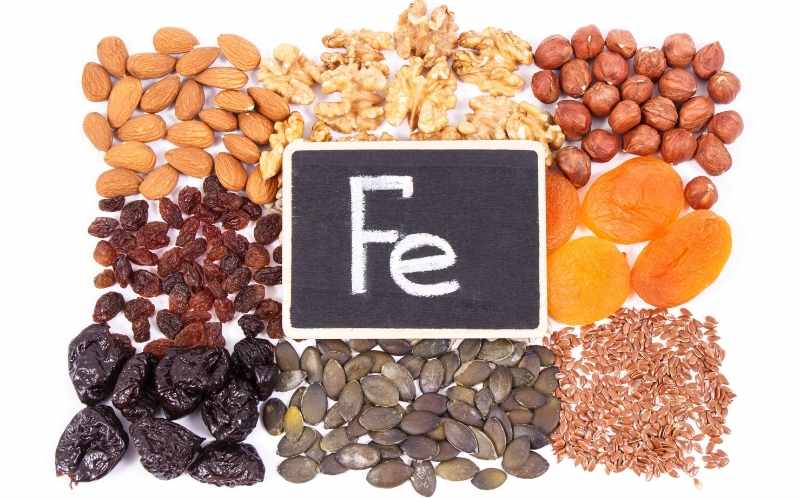 Các thực phẩm nhiều sắt bà bầu nên ăn để phòng ngừa thiếu máu. (Ảnh: Sưu tầm Internet)