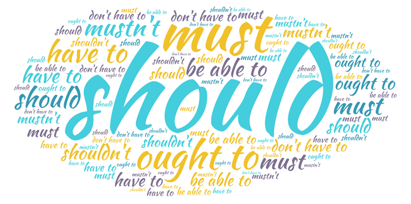 Obligation & Necessity: Must, Should, Ought to. (Image: Internet)