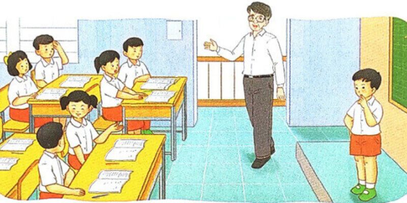 Giải bài tập tiếng Việt một giờ học. (Ảnh: Sưu tầm Internet)