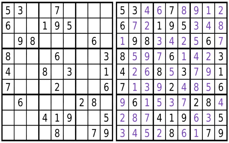Rèn luyện trí não bằng cách chơi Sudoku mỗi ngày. (Ảnh: Sưu tầm Internet)