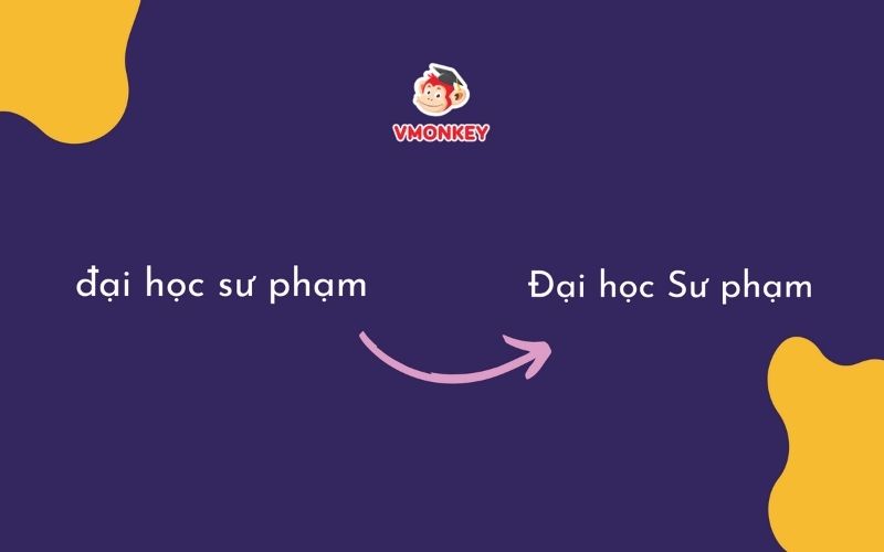 Cách viết hoa đúng. (Ảnh: Monkey)