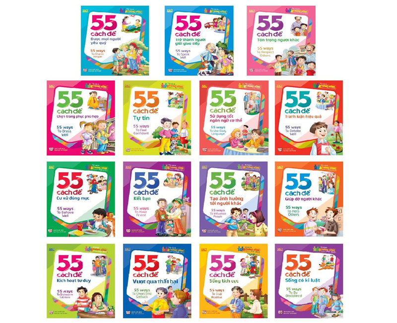 Bộ sách Tủ Sách Kĩ Năng Sống Dành Cho Học Sinh. (Ảnh: Sưu tầm Internet)