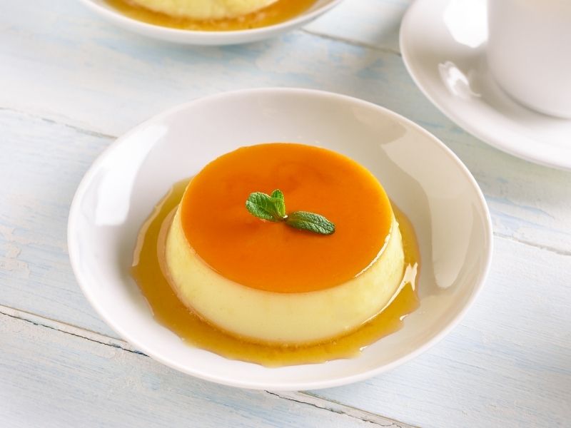 Bánh flan khá dễ làm và thơm ngon, bổ dưỡng. (Ảnh: Sưu tầm Internet)