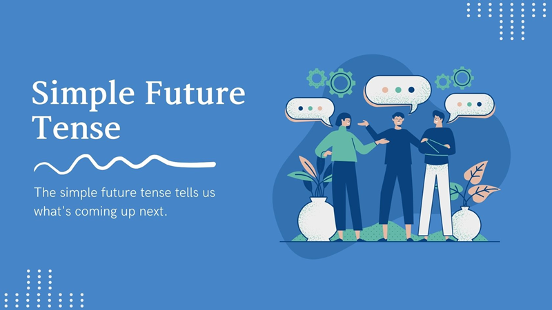 The simple future tense is the most neutral and flexible option for referring to future events. (Image: Internet)