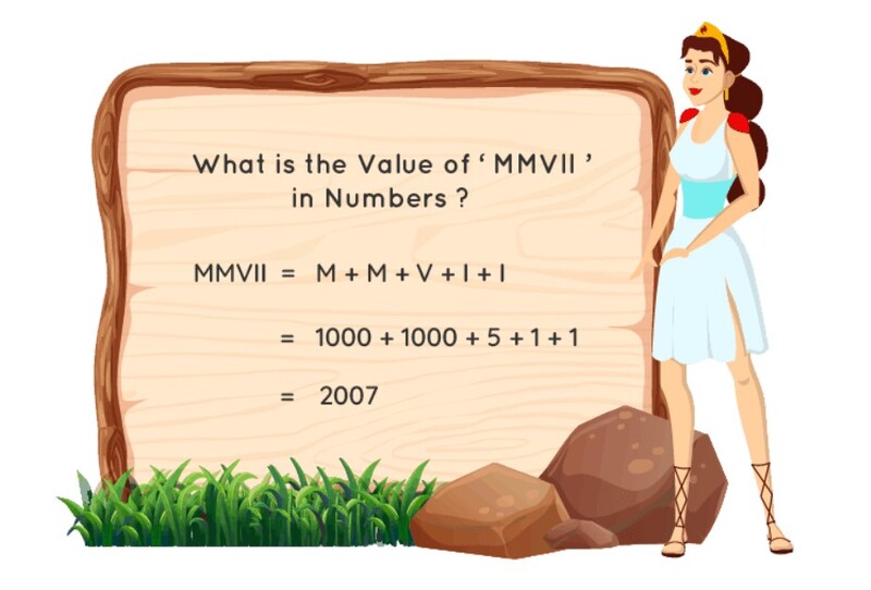 Dạng bài tập tính toán với số la mã 2007 (Nguồn ảnh: Sưu tầm internet)