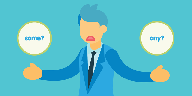 แบบฝึกหัดการใช้ some และ any (ภาพ: อินเทอร์เน็ต)