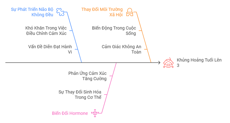 Nguyên nhân khiến trẻ khủng hoảng tuổi lên 3. (Ảnh: Sưu tầm Internet)