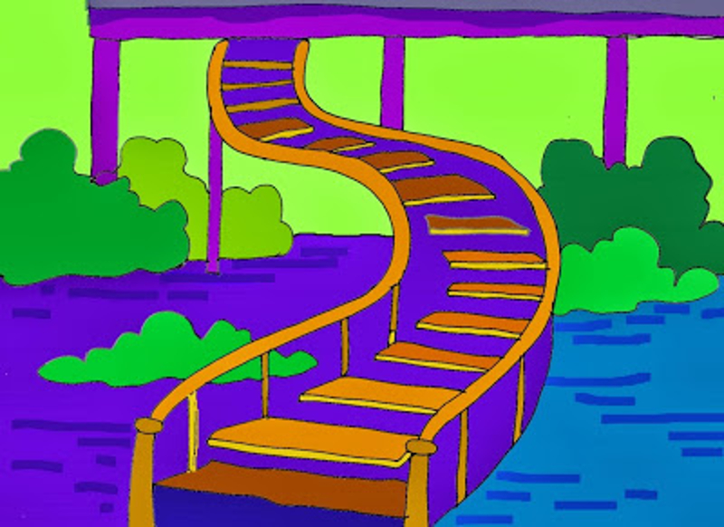 Bài thơ Cầu thang. (Ảnh: Sưu tầm Internet)