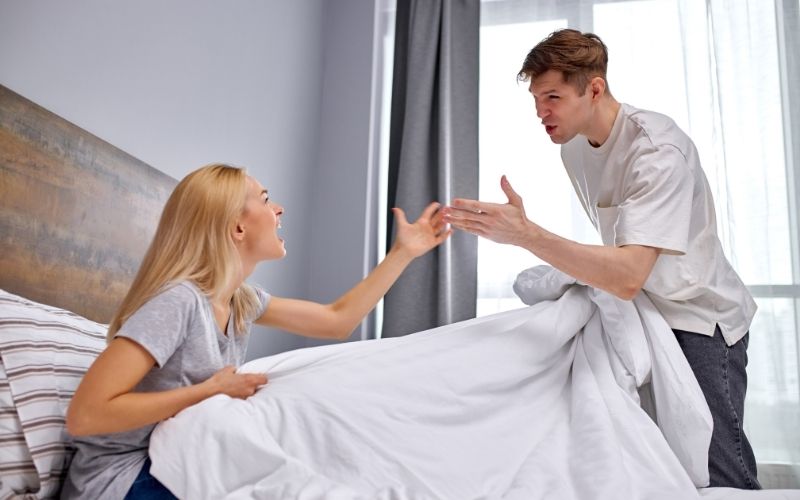 Vợ chồng thường xuyên cãi nhau có thể khiến đàn ông bị vô sinh. (Ảnh: Sưu tầm Internet)