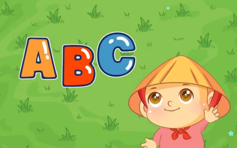 Bài hát ABC là bài hát thích hợp để trẻ học tiếng Việt. (Ảnh: Thuthuat123.vn)