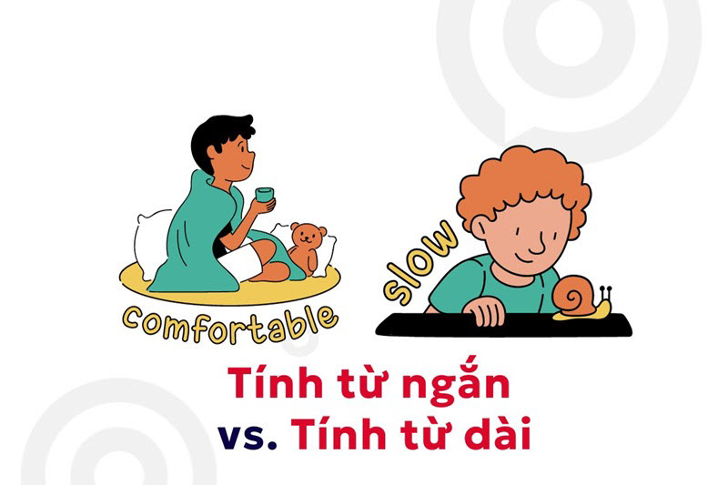 Bài tập phân biệt tính từ ngắn và tính từ dài. (Ảnh: Sưu tầm Internet)
