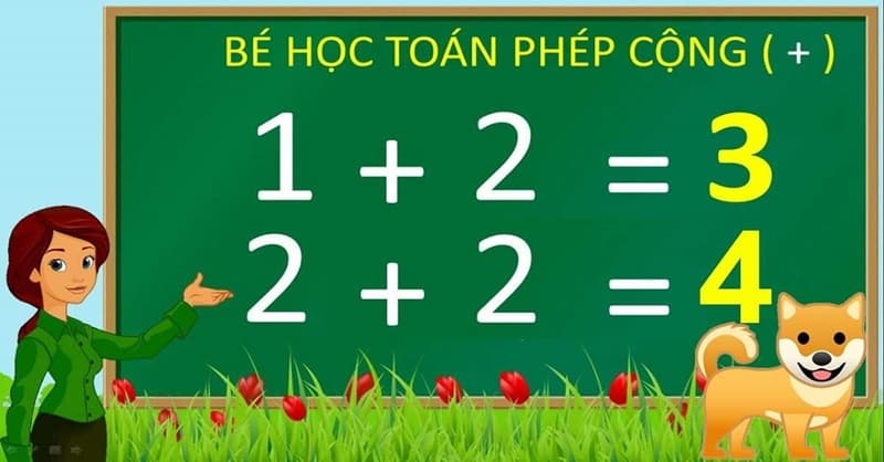 Các dạng toán phép cộng trong phạm vi 6 cơ bản. (Ảnh: Sưu tầm Internet)