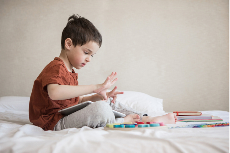 Trẻ vui học toán. (Ảnh: Sưu tầm Internet)