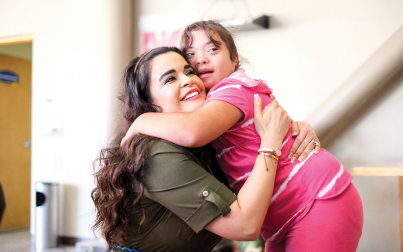 Trẻ mắc hội chứng Down. (Ảnh: Sưu tầm Internet)