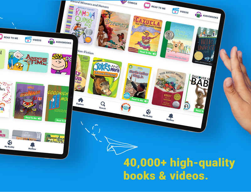 Epic: Kids' Books & Reading - Trò chơi tiếng Anh lớp 4. (Ảnh: Sưu tầm Internet)
