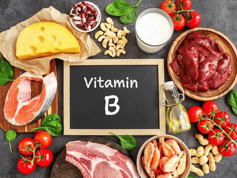 Lượng vitamin B phong phú trong các bữa ăn thường nhật (Ảnh: Sưu tầm Internet)