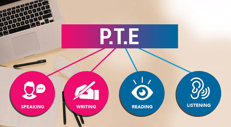 Types of PTE Exams include PTE Academic, PTE Academic UKVI and PTE Home. (Image: Internet)