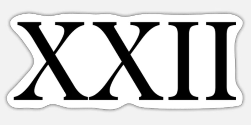 Đọc và viết số 22 la mã (Nguồn ảnh: Sưu tầm internet)