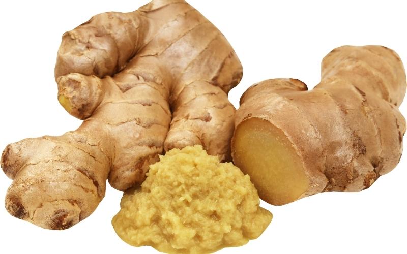 Sử dụng 0,5-1,5 gram gừng mỗi ngày để giảm tình trạng buồn nôn. (Ảnh: Sưu tầm Internet)
