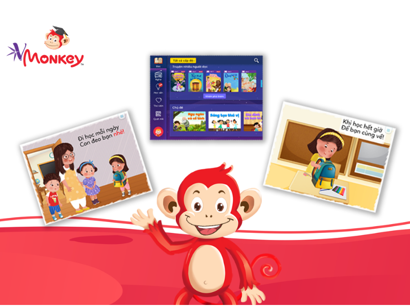 Tính năng truyện tranh tương tác qua ứng dụng VMonkey. (Ảnh: Monkey)