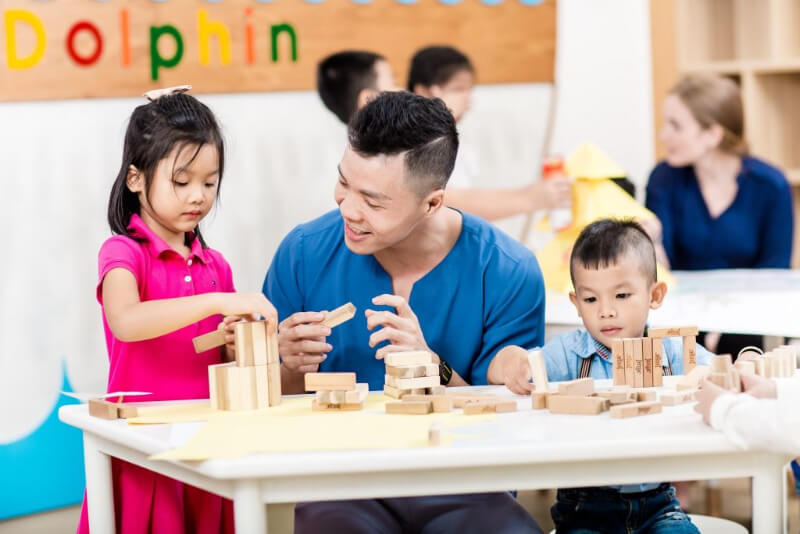 Học tiếng Anh bằng các trò chơi vận động. (Ảnh: Sưu tầm Internet)