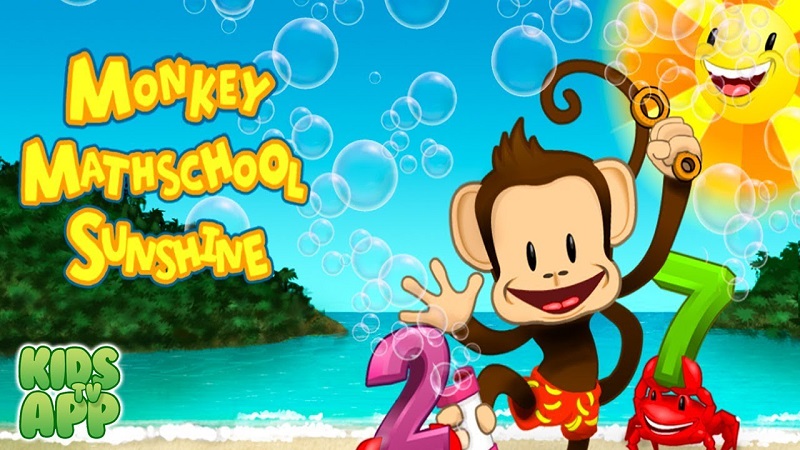 Phần mềm dạy toán bằng tiếng Anh Monkey Math. (Ảnh: Monkey)