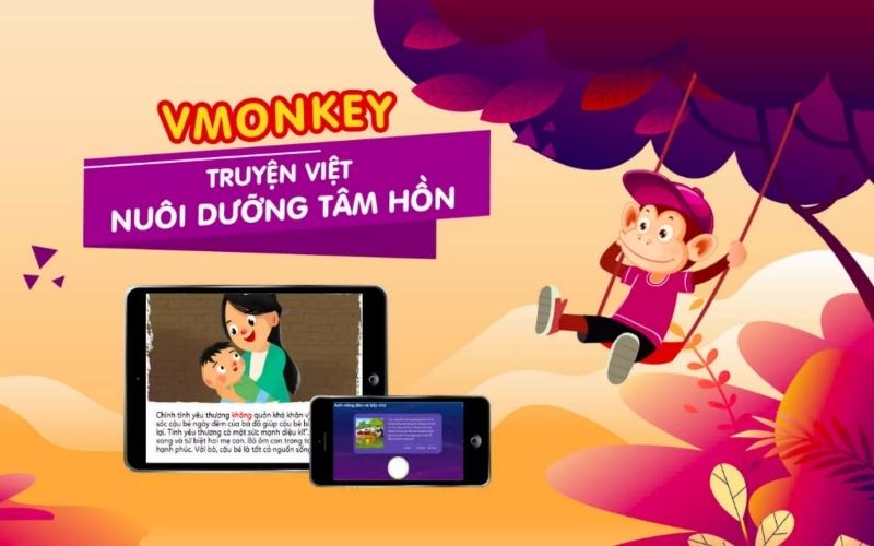 Ứng dụng dạy học tiếng việt hàng đầu - VMonkey. (Ảnh: Monkey)