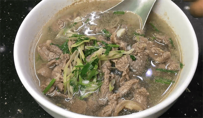 Canh bầu nấu thịt bò. (Ảnh: Sưu tầm Internet)