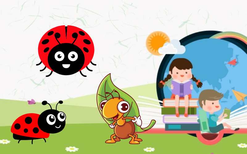 Phân vai để đọc lại câu chuyện Bọ rùa tìm mẹ. (Ảnh: Sưu tầm Internet)