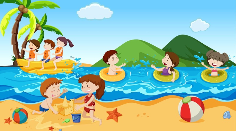 Cần đảm bảo an toàn cho trẻ khi tổ chức trò chơi sinh hoạt hè. (Ảnh: Sưu tầm Internet)