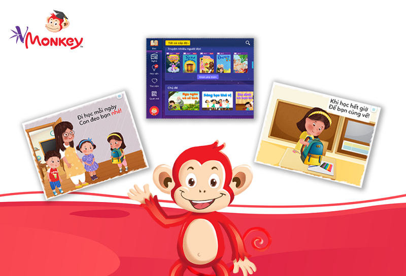 Vmonkey giúp bé học tiếng Việt hiệu quả (Nguồn ảnh: Monkey)
