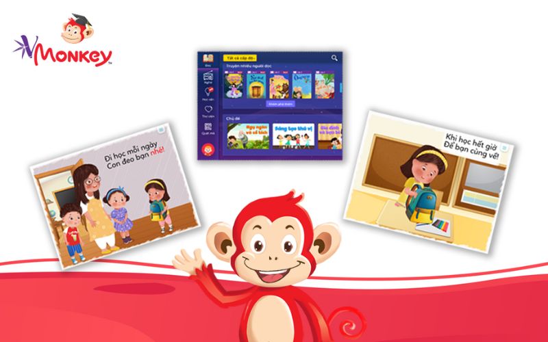 VMonkey giúp xây dựng nền tảng tiếng Việt vững chắc cho trẻ. (Ảnh; Monkey)