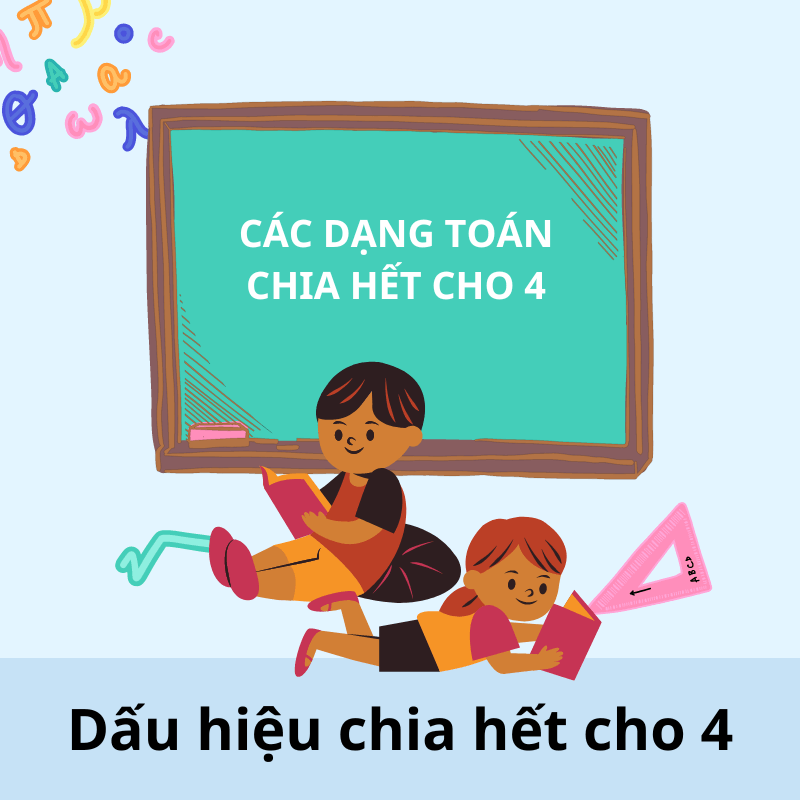 Các dạng bài về dấu hiệu chia hết cho 4. (Ảnh: Sưu tầm Internet)