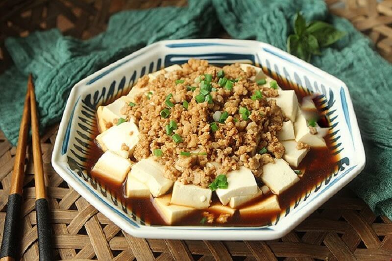 Canh đậu phụ và thịt xay. (Ảnh: Sưu tầm Internet)